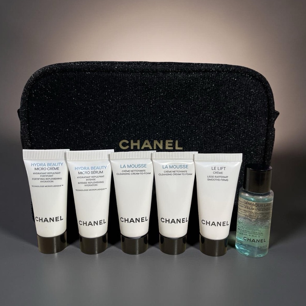 NEW CHANEL Skincare 6 pcs Set with Pouch